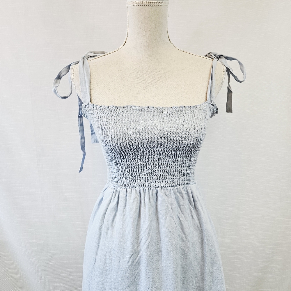 Reformation Canyon 100% Linen Midi Dress size 0 - Picture 4 of 11
